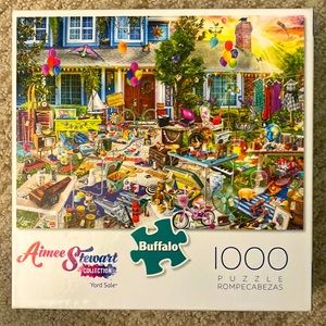 ⛔️SOLD⛔️ Aimee Stewart “Yard Sale” puzzle - 1000 pieces